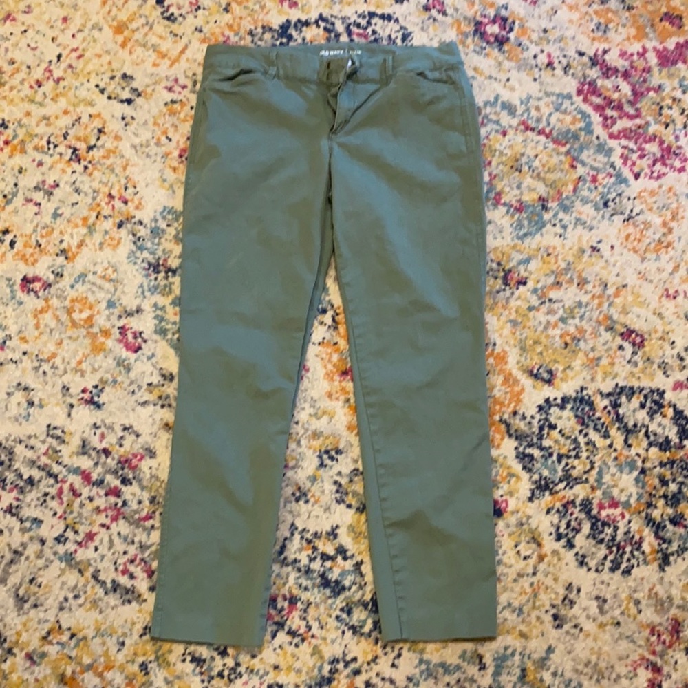 Old navy green pixie pant